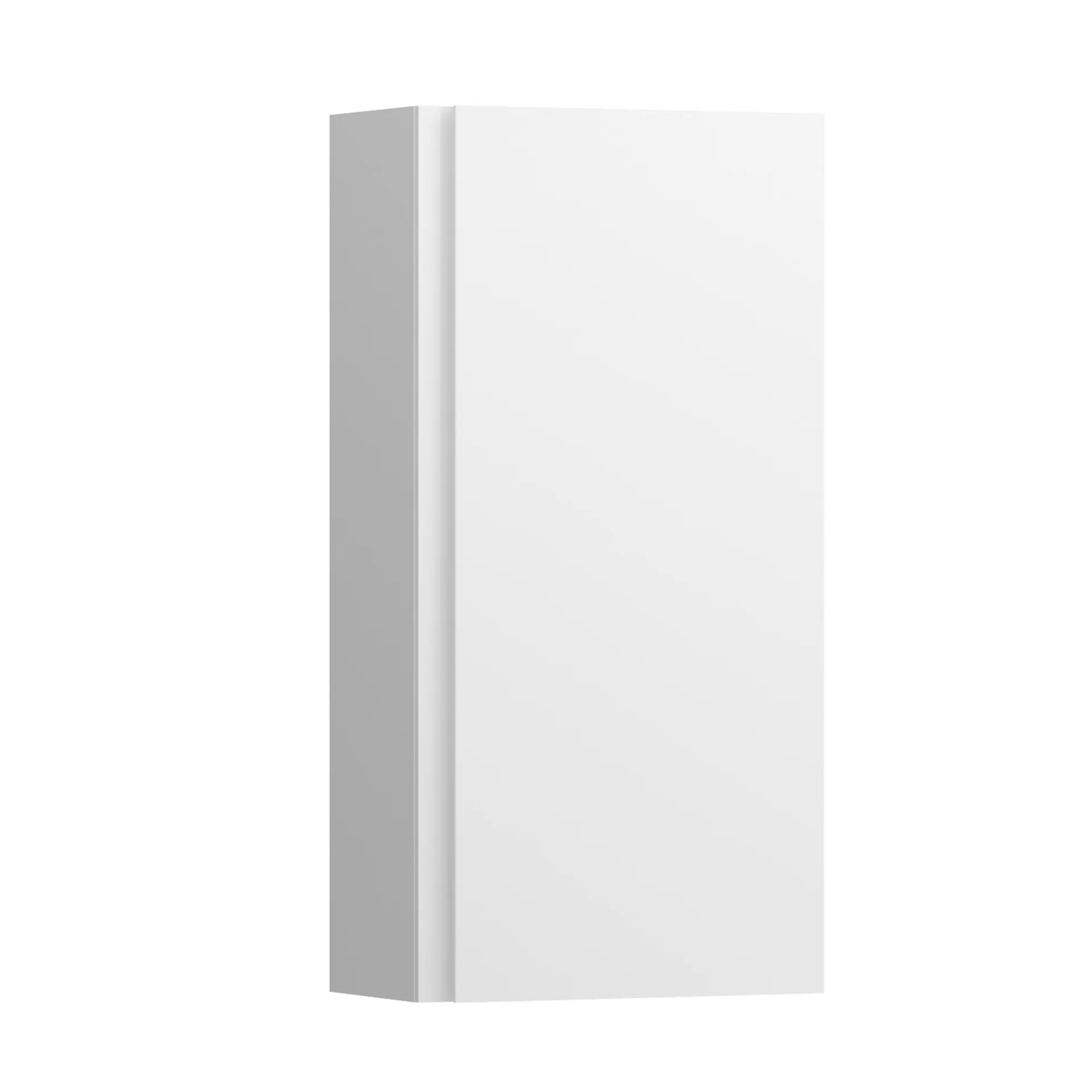 Laufen Halbhochschrank LANI, Multicolor, 184 x 353 x 700 mm, 1 Tür rechts mit Soft-Close-Funktion, 2 Glasablagen, integrierte Griffleiste