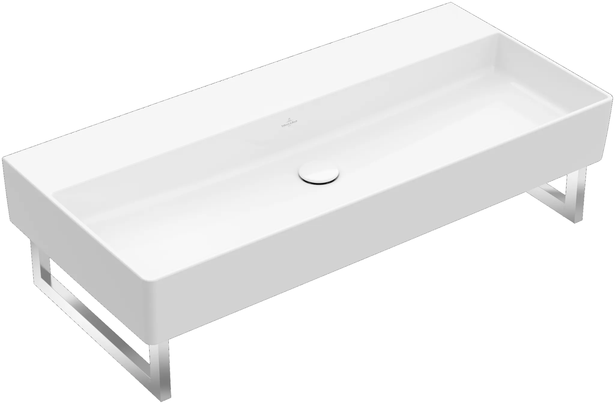 Villeroy & Boch Waschbecken Memento 2.0 4A22A3, 1000 x 470 mm, Rechteck, ohne Überlauf, Weiß Alpin
