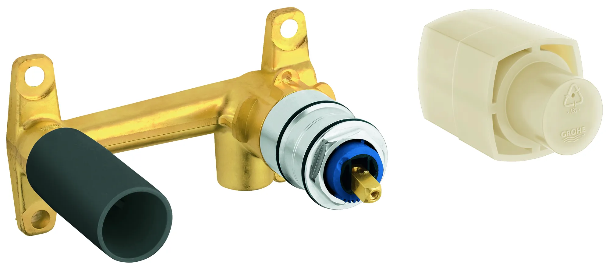 Einhand Unterputz-Universal-Einbaukörper 23319, für Grandera für 2-Loch-Waschtischbatterien, Wandeinbau Einhand Unterputz-Universal-Einbaukörper 23319, für Grandera für 2-Loch-Waschtischbatterien, Wandeinbau