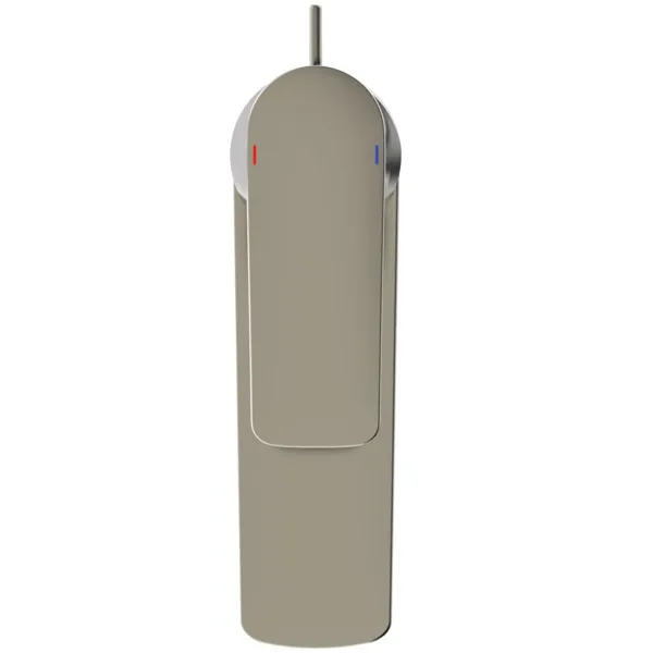 Waschtischarmatur Connect Air, Grande, 5l/min., mit Ablaufgarnitur, Ausladung 125mm, Brushed Gold Waschtischarmatur Connect Air, Grande, 5l/min., mit Ablaufgarnitur, Ausladung 125mm, Brushed Gold