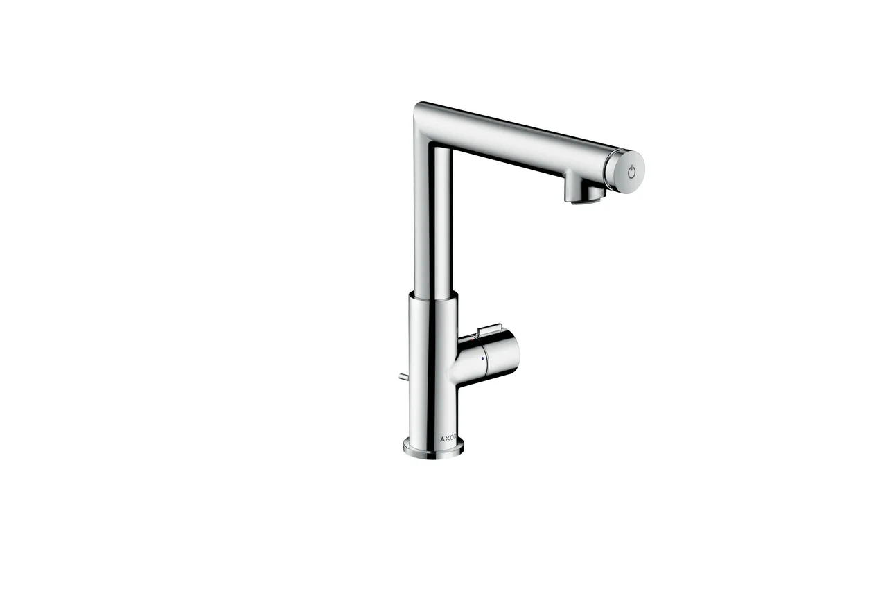 Hansgrohe AXOR Uno Select Waschtischmischer 45016XXX, Chrom, Ausladung 160 mm, Auslaufhöhe 219 mm, Zylindergriff, Schwenkbereich 110°, Normalstrahl, max. Durchflussmenge 5 l/min