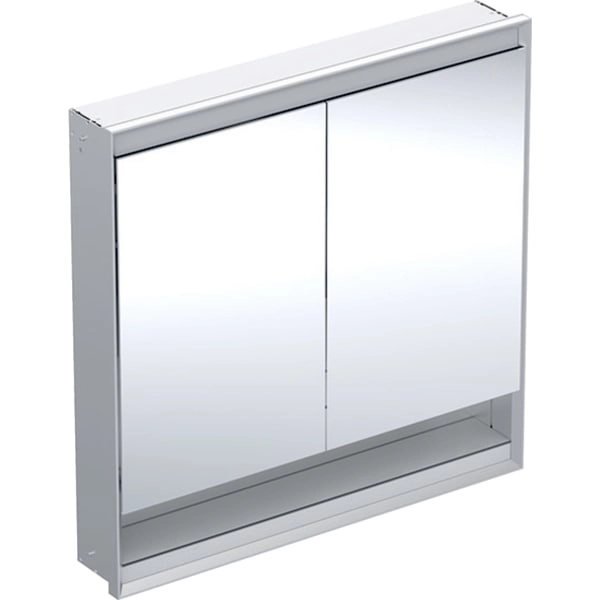 Geberit Spiegelschrank „One“ 90 × 15 cm in Aluminium eloxiert Geberit Spiegelschrank „One“ 90 × 15 cm in Aluminium eloxiert