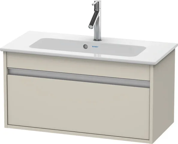 Duravit Waschtischunterschrank wandhängend „Ketho“ 80 × 41 × 38,5 cm in Taupe Matt