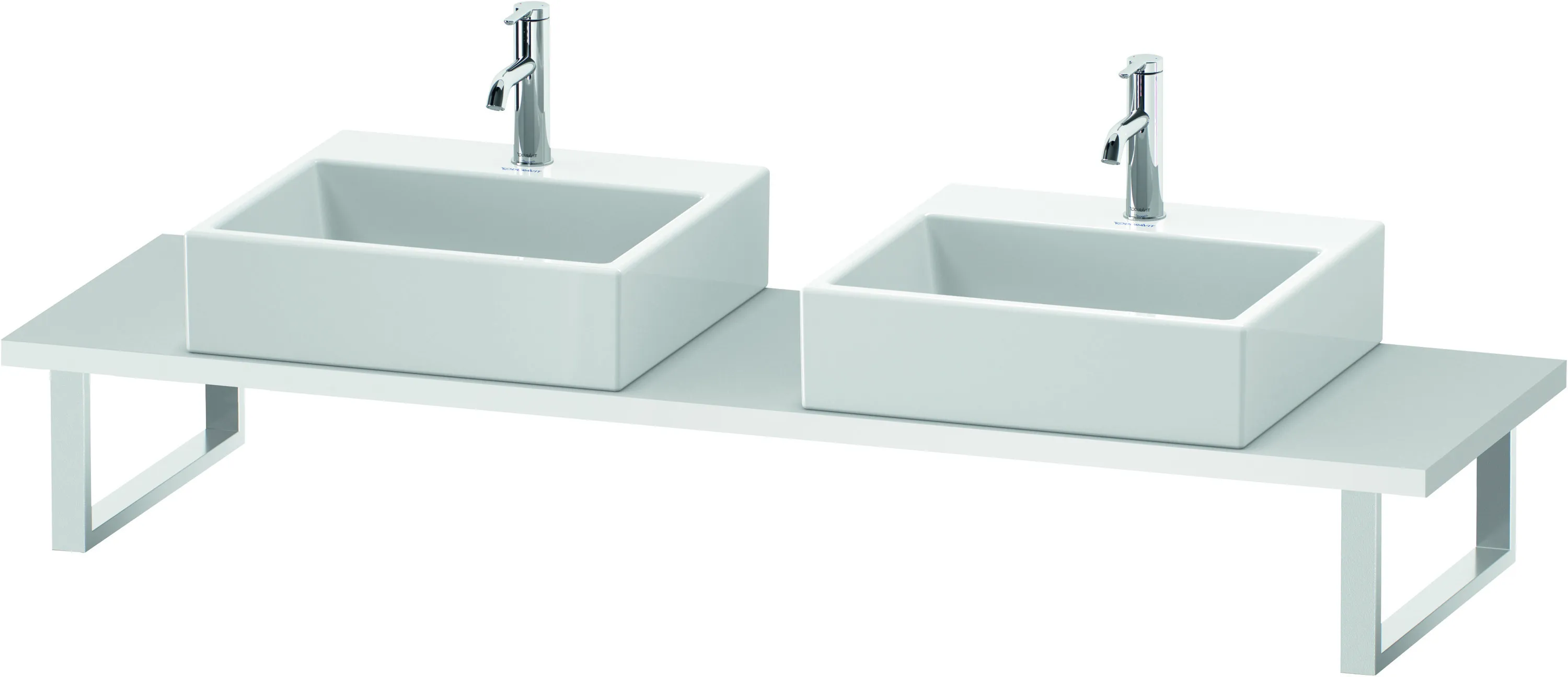 Duravit Konsole „DuraStyle“, links und rechts in Weiß Matt Duravit Konsole „DuraStyle“, links und rechts in Weiß Matt