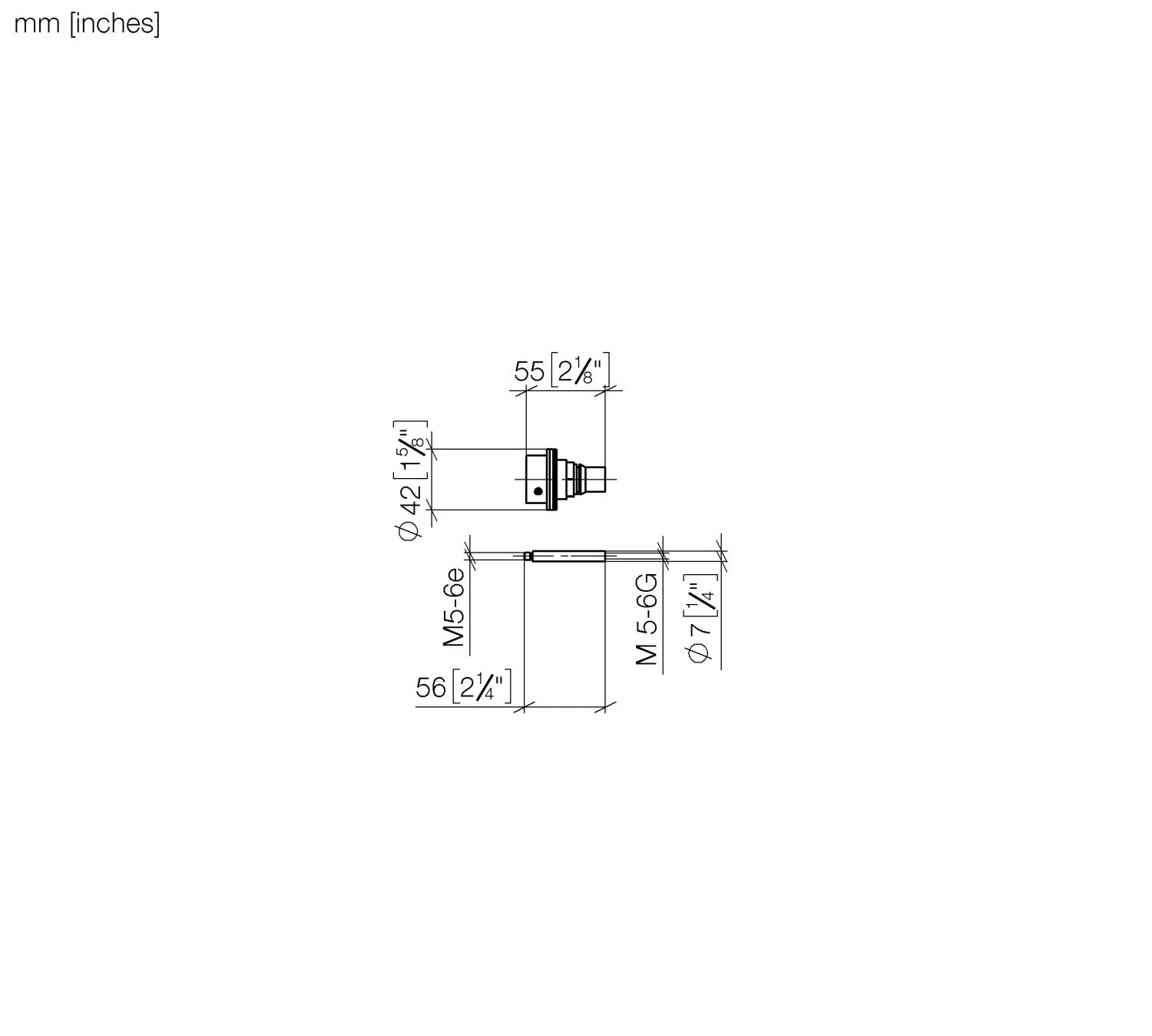 Dornbracht Verlängerung 28 mm - für xTOOL Thermostatmodul