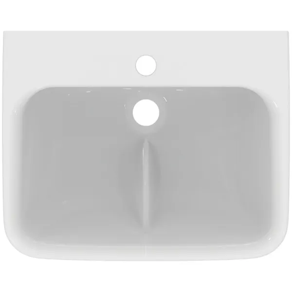 Waschbecken „Contour21+“ 50 × 40 × 17,5 cm, Hahnlochposition mittig Waschbecken „Contour21+“ 50 × 40 × 17,5 cm, Hahnlochposition mittig