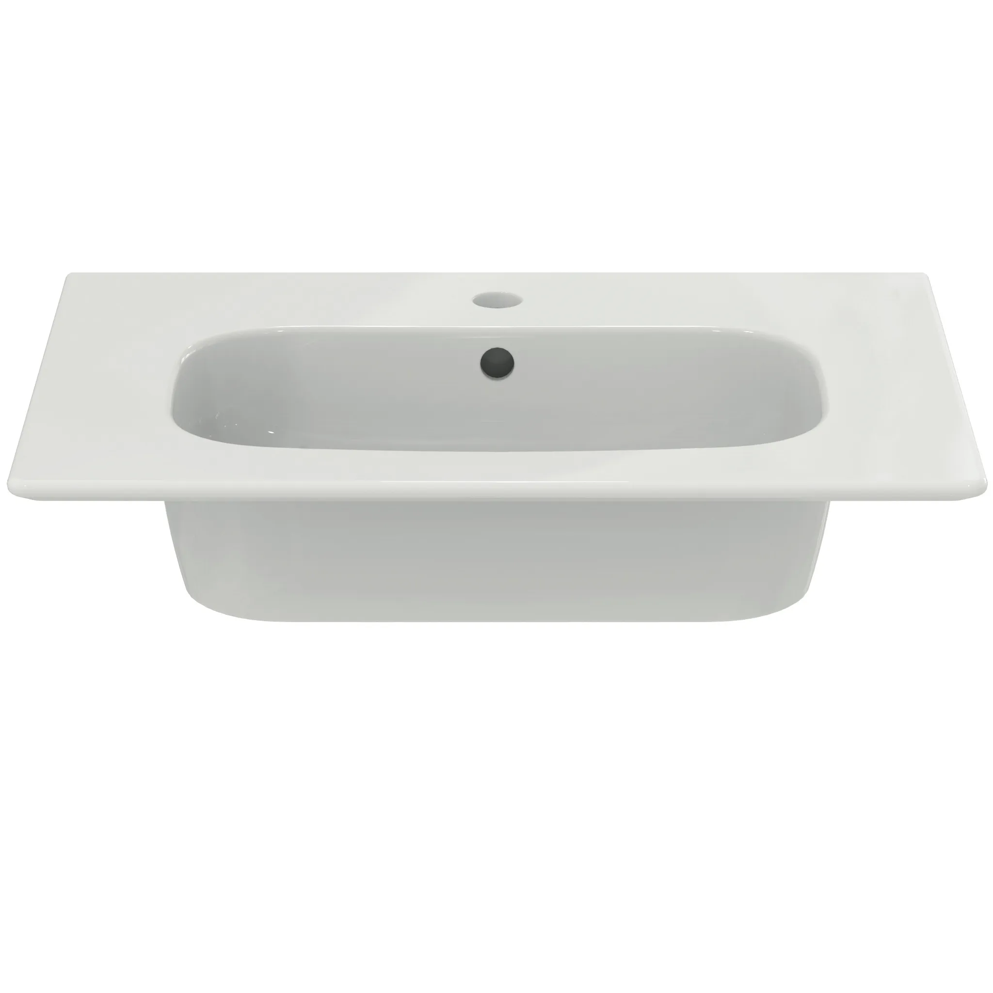 Waschbecken „i.life A“ 64 × 46 × 15,5 cm, Hahnlochposition mittig Waschbecken „i.life A“ 64 × 46 × 15,5 cm, Hahnlochposition mittig