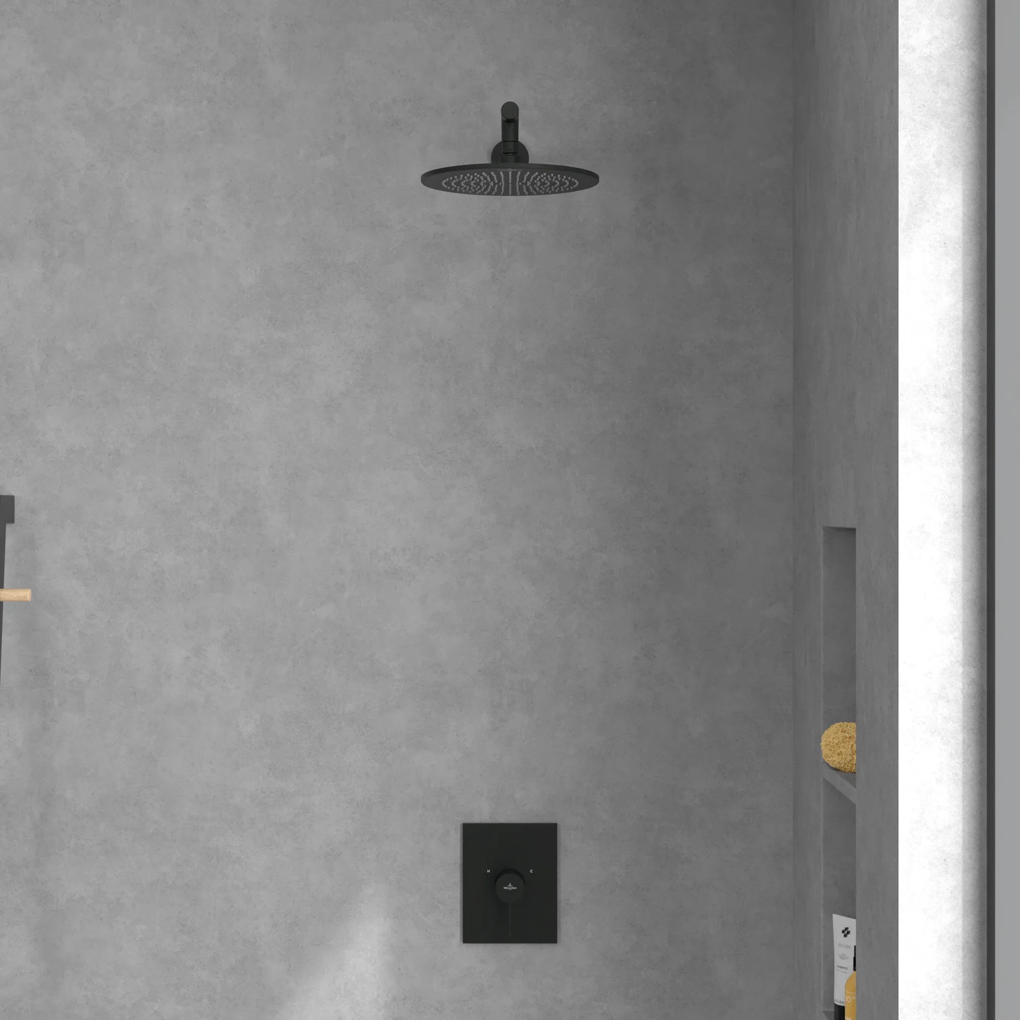 Einhand-Unterputz-Armatur „Conum“ 11,9 cm in Matt Black Einhand-Unterputz-Armatur „Conum“ 11,9 cm in Matt Black