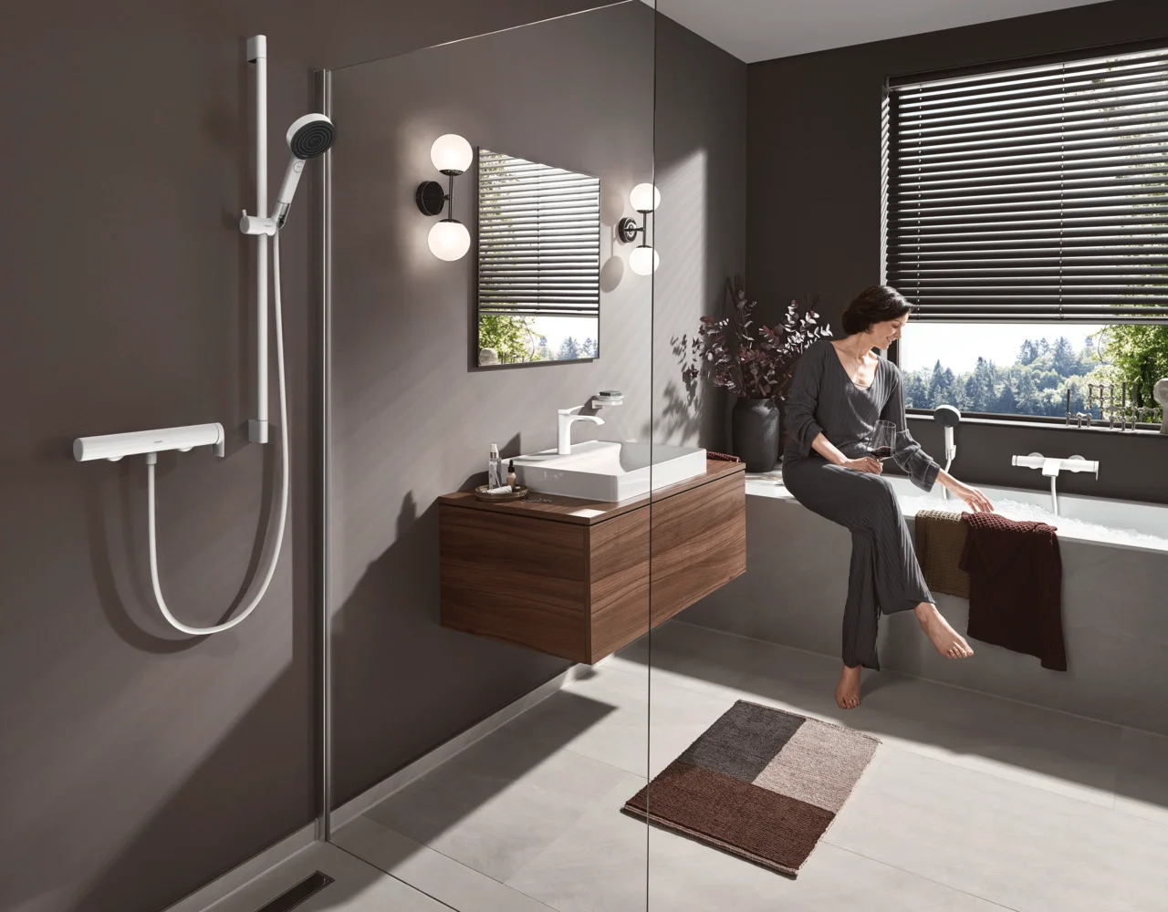 Hansgrohe RainDrain Match Duschrinne 800 mm mit höhenverstellbarem Rahmen, Edelstahl gebürstet Hansgrohe RainDrain Match Duschrinne 800 mm mit höhenverstellbarem Rahmen, Edelstahl gebürstet