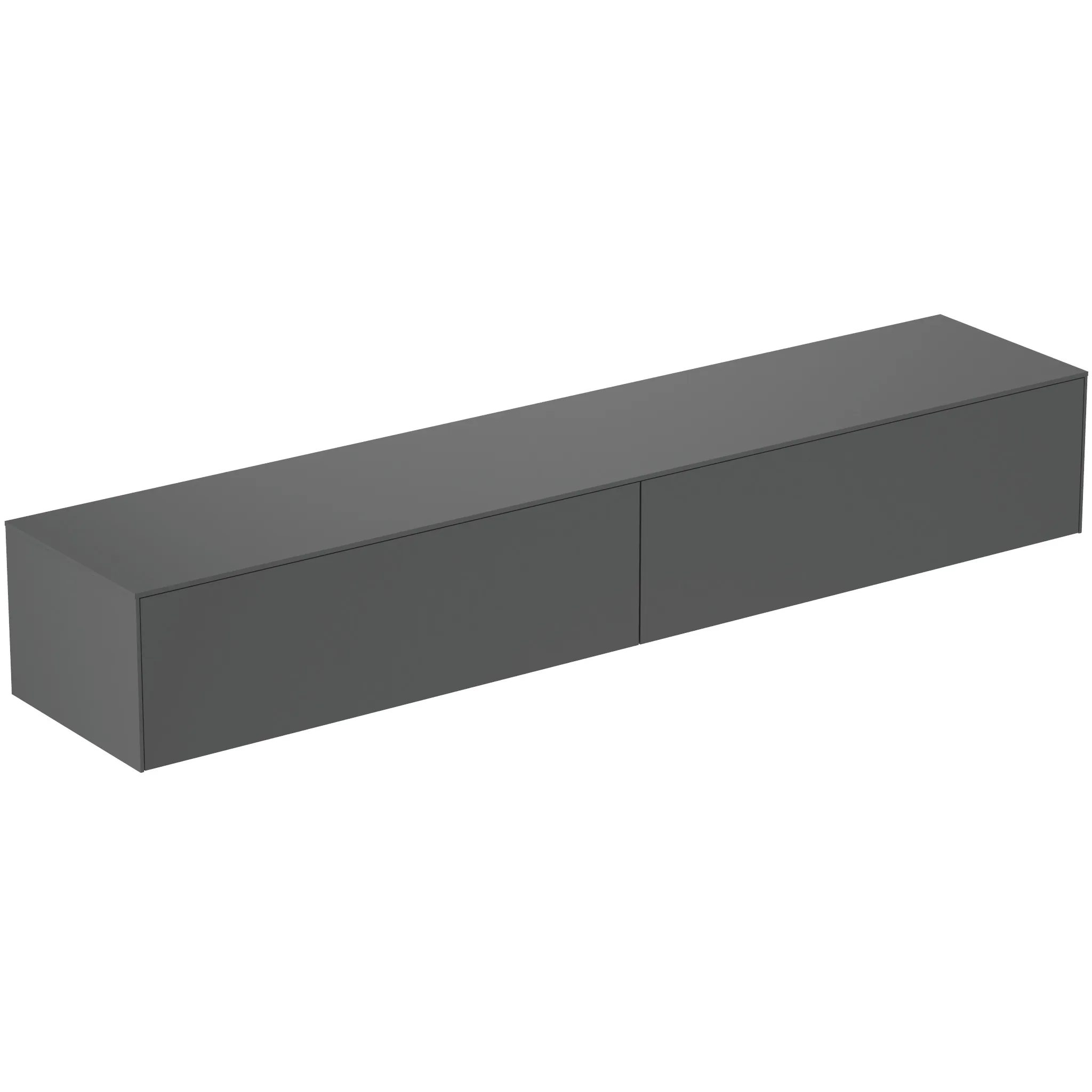 Ideal Standard Waschtischunterschrank Conca, 2 Auszüge, Anthrazit Ideal Standard Waschtischunterschrank Conca, 2 Auszüge, Anthrazit