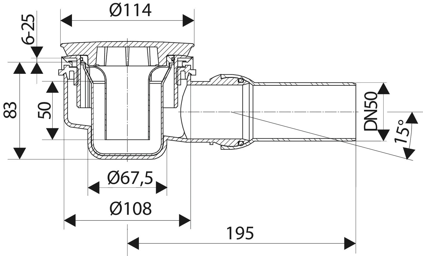 Ideal Standard Ablaufgarnitur für Duschwannen „UltraFlatS“ Modell K863567 Ideal Standard Ablaufgarnitur für Duschwannen „UltraFlatS“ Modell K863567