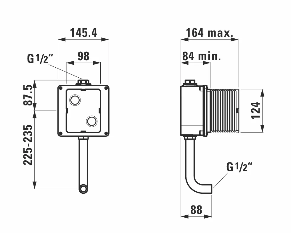 Laufen URINAL URINALSTEUERUNG HF771610 Fertigmontage-Set Laufen URINAL URINALSTEUERUNG HF771610 Fertigmontage-Set
