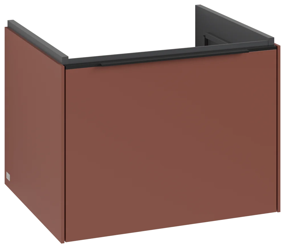 Villeroy & Boch Subway 3.0 Waschbeckenunterschrank C577L1, 572 x 429 x 478 mm, Wine Red