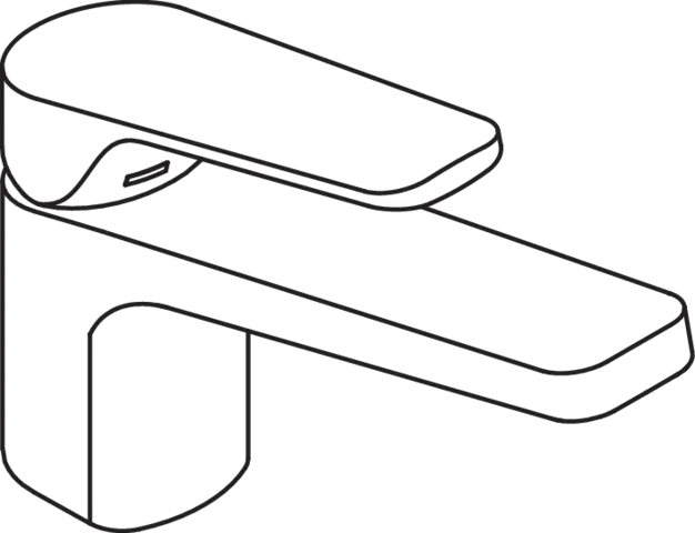 Einhand-Waschtischmischer „System-Armaturen“ Ausladung 187 mm Einhand-Waschtischmischer „System-Armaturen“ Ausladung 187 mm