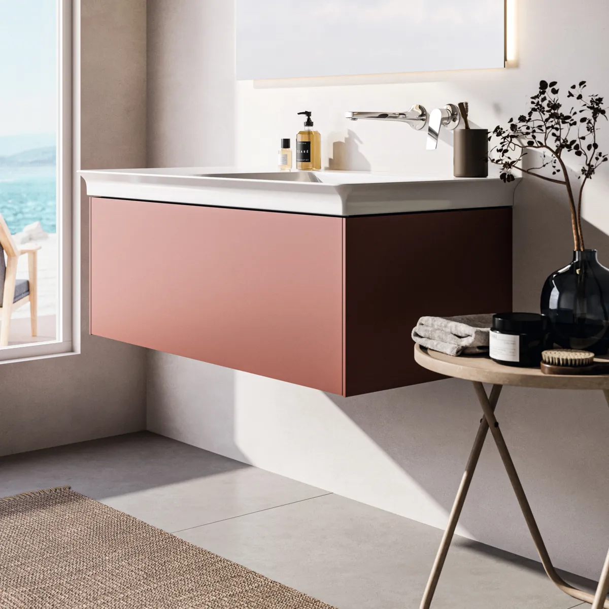 Ideal Standard Möbelwaschtischunterschrank Conca 1 Auszug 1000x505x370mm Sunset Ideal Standard Möbelwaschtischunterschrank Conca 1 Auszug 1000x505x370mm Sunset