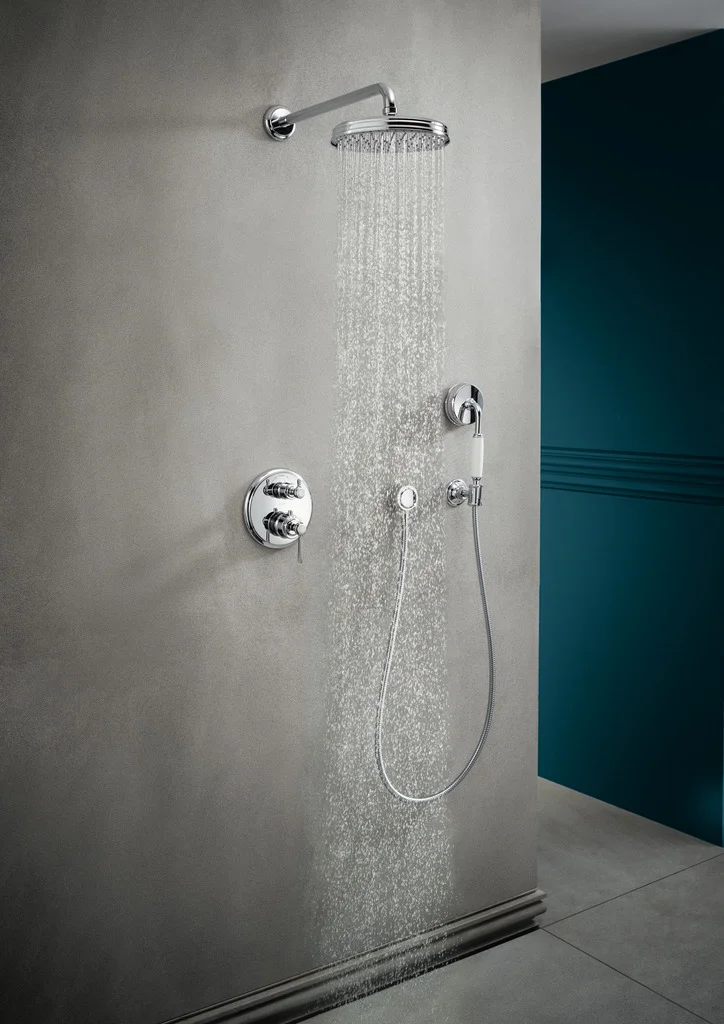 Hansgrohe AXOR Montreux Brausearm DN15, 389 mm Ausladung, Chrom, Aufputzmontage Hansgrohe AXOR Montreux Brausearm DN15, 389 mm Ausladung, Chrom, Aufputzmontage
