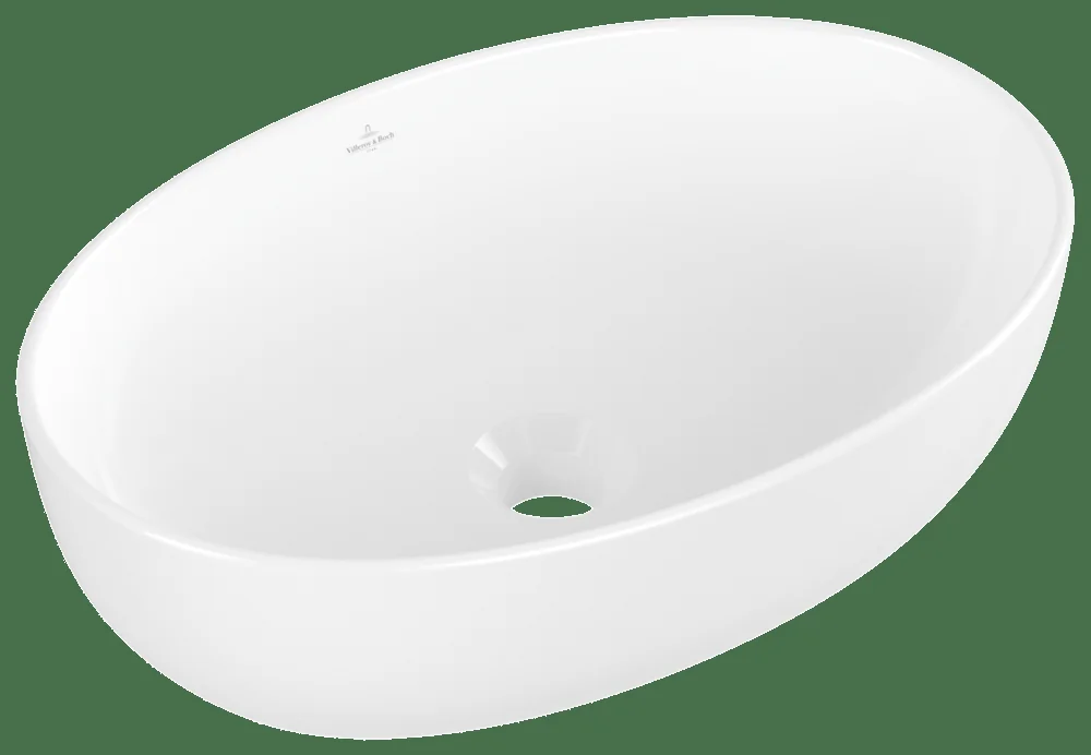 Villeroy & Boch Artis Aufsatzwaschbecken TitanCeram Oval Weiß Alpin Villeroy & Boch Artis Aufsatzwaschbecken TitanCeram Oval Weiß Alpin