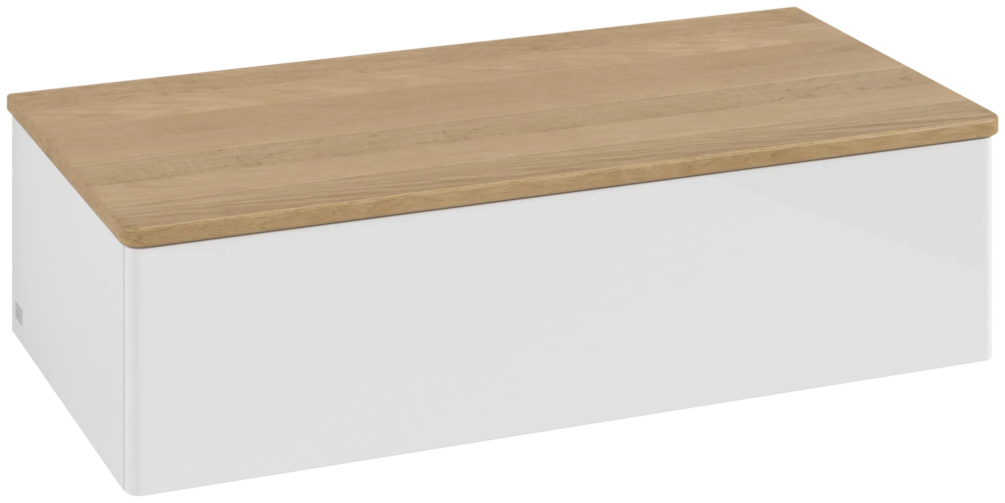 Villeroy & Boch Sideboard Antao K40 - Eckig, Glossy White Lacquer, 1.000 x 268 x 500 mm, Wandmontage