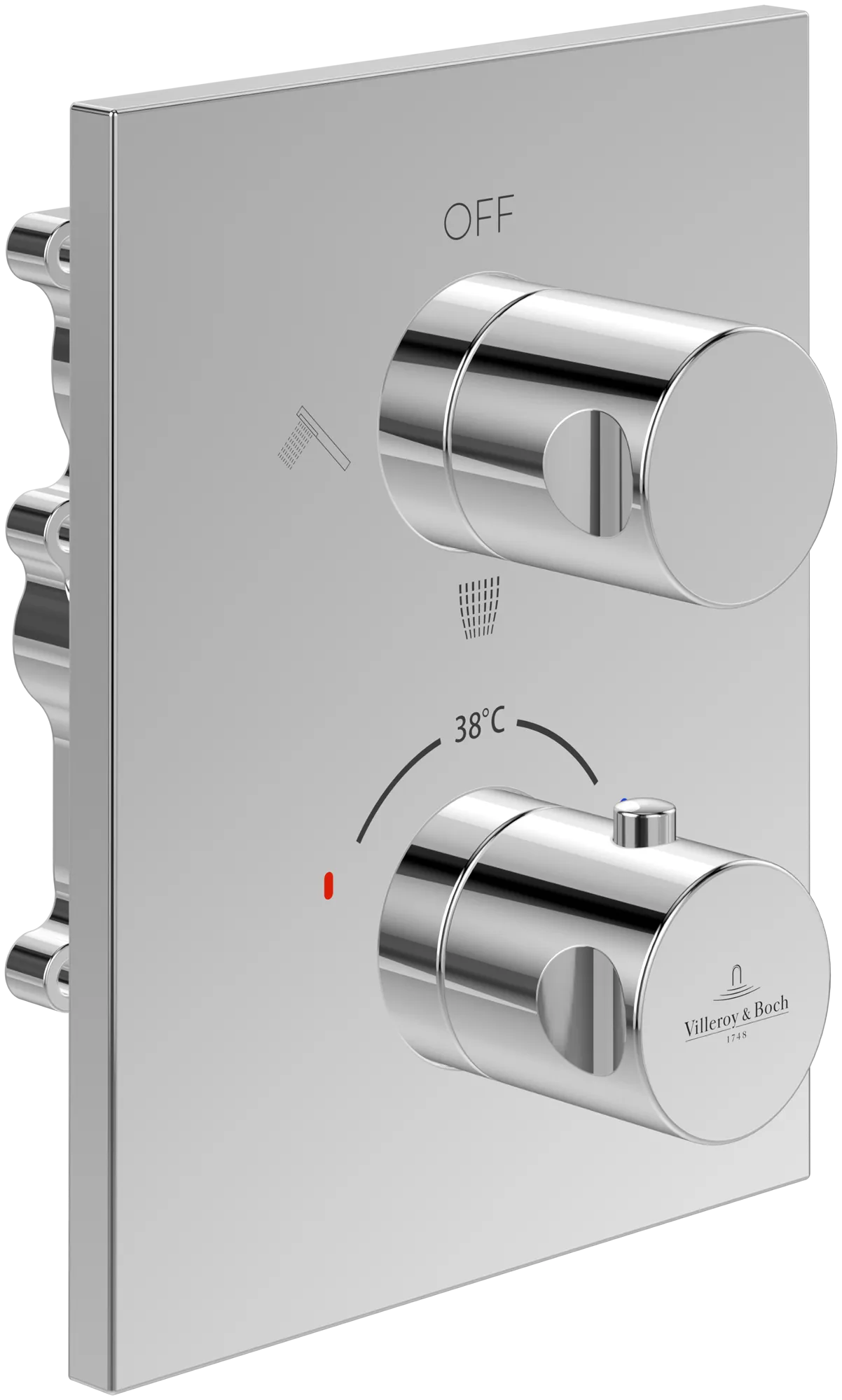 Villeroy & Boch Unterputz-Armatur „Universal Taps &“ in Chrom Villeroy & Boch Unterputz-Armatur „Universal Taps &“ in Chrom