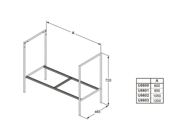 Ideal Standard Adapto Befestigungsset für Trägerrahmen – Präzise Montage für Badausstattung Ideal Standard Adapto Befestigungsset für Trägerrahmen – Präzise Montage für Badausstattung