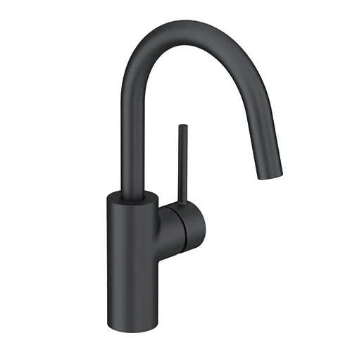 BOZZ WaschtischEHM ohne Ablaufg., seitl. Bedienung mattschwarz BOZZ WaschtischEHM ohne Ablaufg., seitl. Bedienung mattschwarz