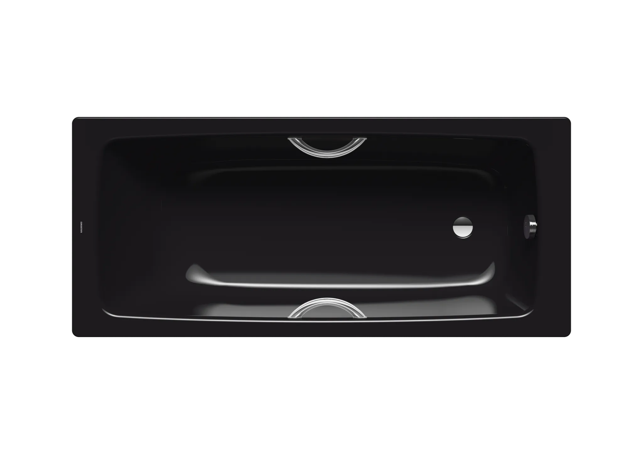 Kaldewei Badewanne „Cayono“ Star rechteck 180 × 80 cm, mit Grifflochbohrungen in schwarz Kaldewei Badewanne „Cayono“ Star rechteck 180 × 80 cm, mit Grifflochbohrungen in schwarz