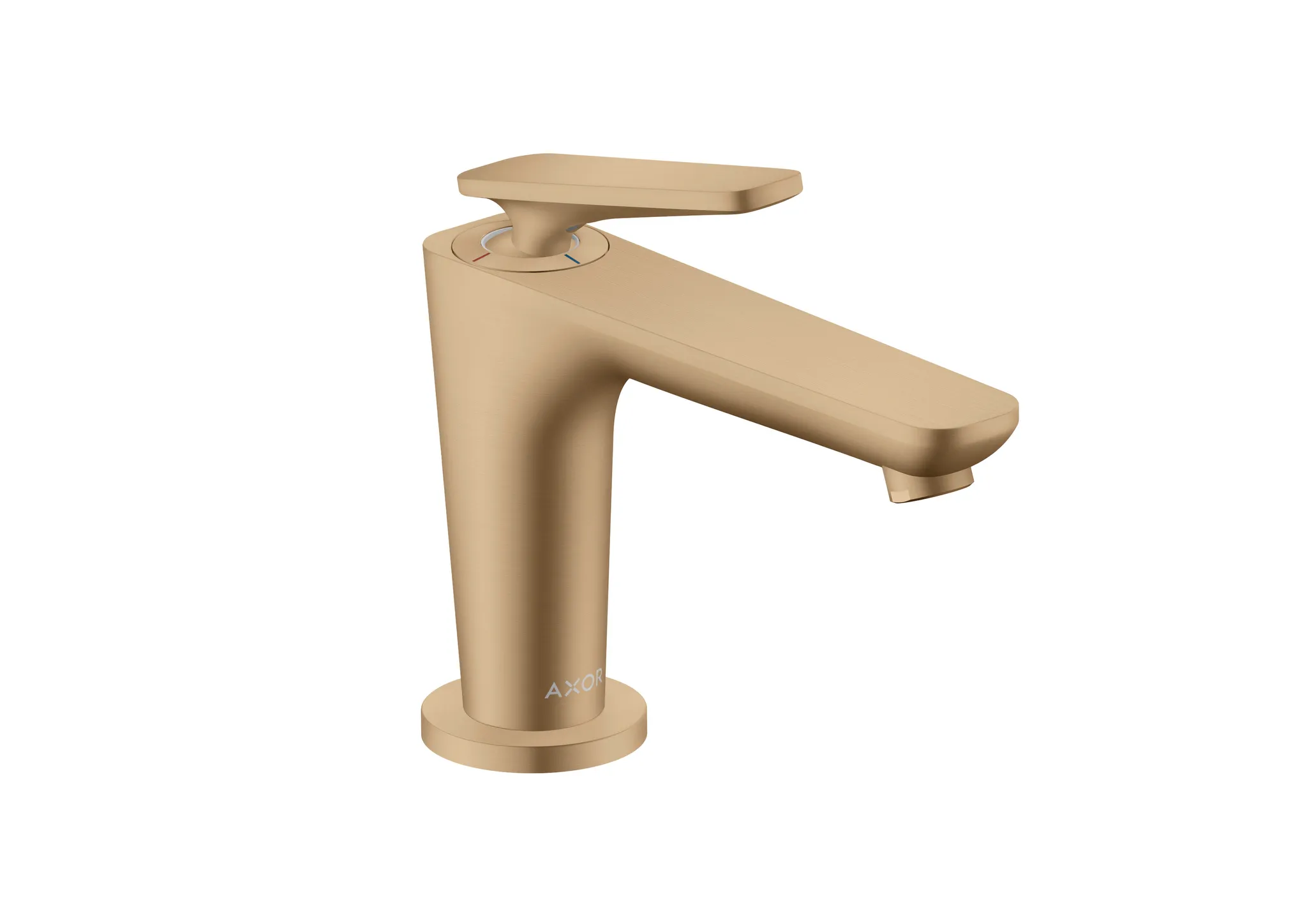 Einhand-Waschtischarmatur „Axor Citterio C“ Ausladung 128 mm in Brushed Bronze