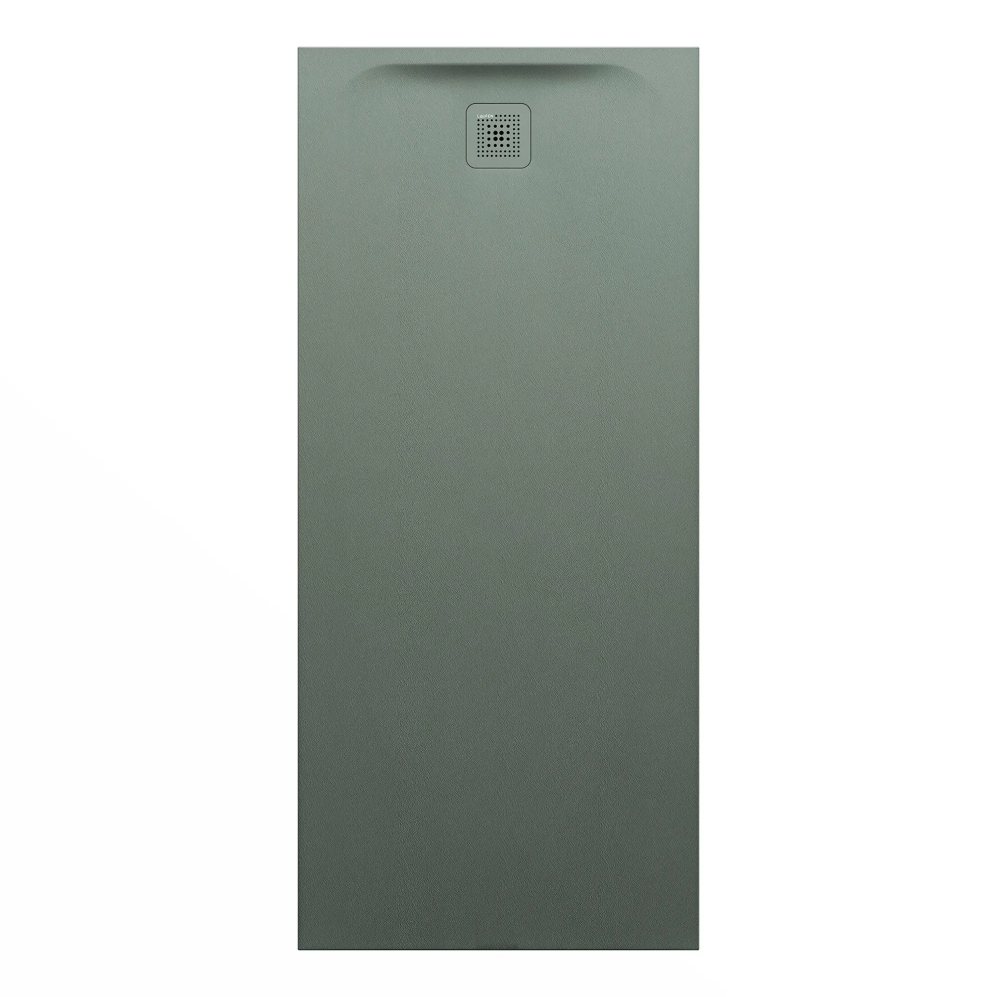 Laufen rechteck Duschwanne „Pro“ Ablauf lange Seite 1800 × 800 mm ohne Oberflächenbeschichtung, ohne Oberflächenveredelung, in Betongrau