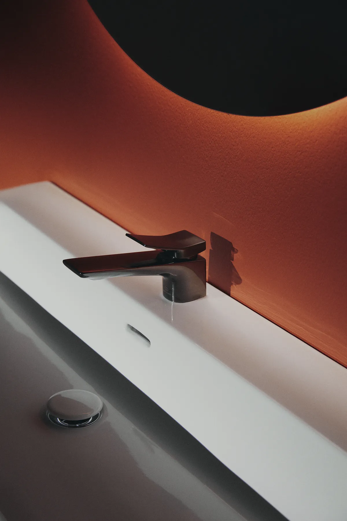 Waschtischarmatur Conca, ohne Ablaufgarnitur, Ausladung 132mm, Brushed Gold Waschtischarmatur Conca, ohne Ablaufgarnitur, Ausladung 132mm, Brushed Gold