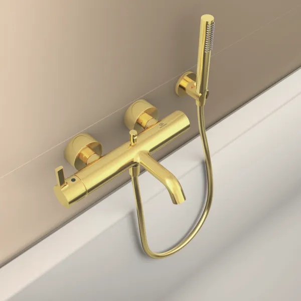 Ideal Standard Badearmatur Aufputz Joy, Brushed Gold