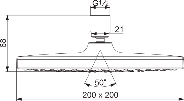 Duschkopf „Basicjet Style“ in Chrom Duschkopf „Basicjet Style“ in Chrom