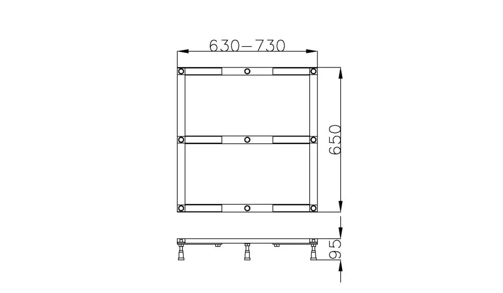 Hoesch Untergestell für Duschwanne „Muna“ 4169, 4170, 4171, 4223, 4213, 4215 70 × 150 cm Hoesch Untergestell für Duschwanne „Muna“ 4169, 4170, 4171, 4223, 4213, 4215 70 × 150 cm