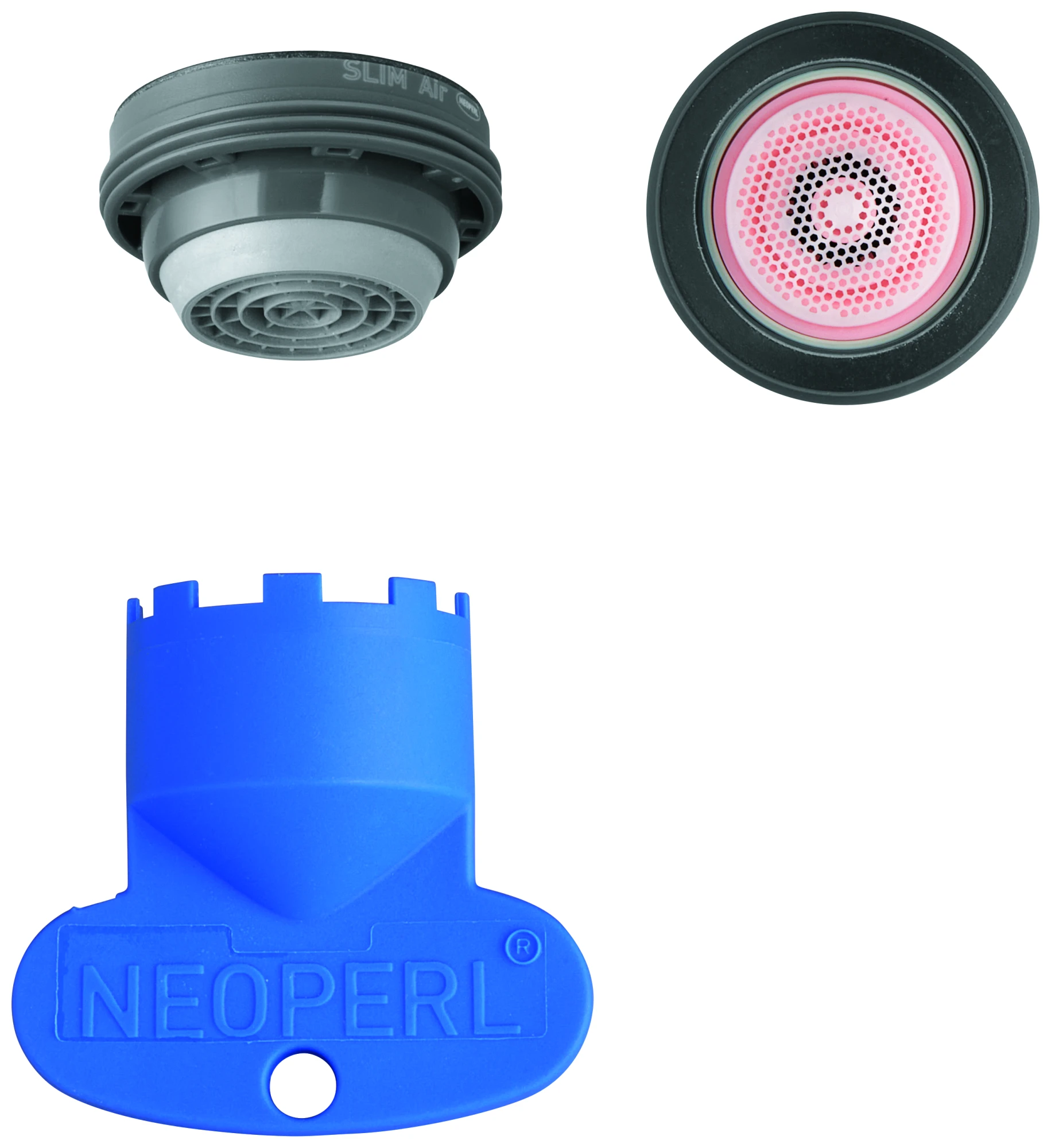 Mousseur 48493, Außengewinde, M 24 × 1, 4,5 l/min, integriert, inklusive Demontageschlüssel