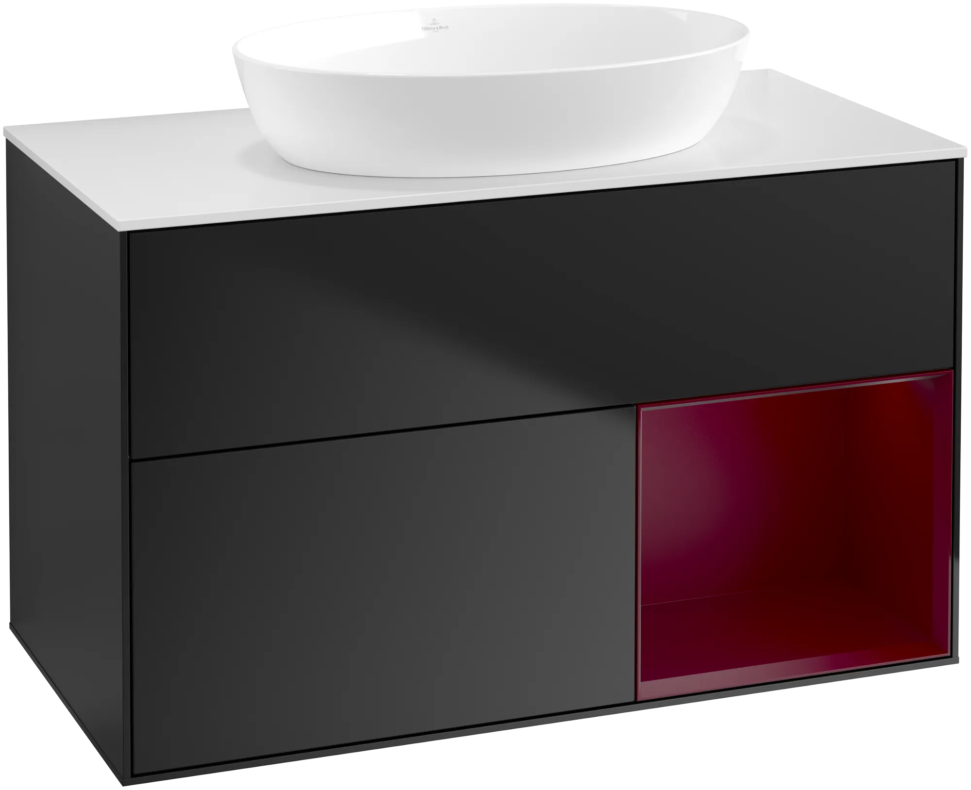 Villeroy & Boch Finion Waschbeckenunterschrank FA2, 1000 x 603 x 501 mm, mit Beleuchtung
