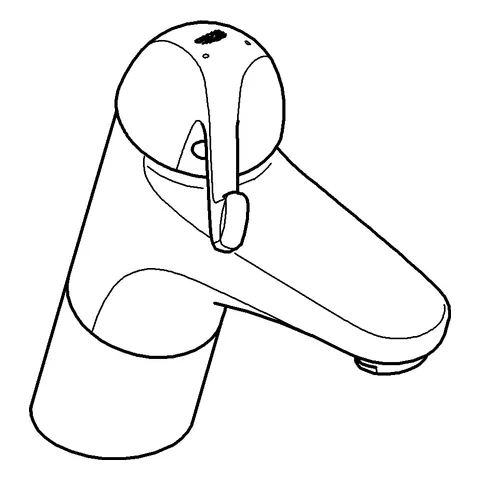 Einhand-Sicherheitsmisch-Waschtischbatterie Euroeco Special 32790, Einlochmontage, glatter Körper, Auslaufhöhe 85 mm, Hebellänge 120 mm, chrom Einhand-Sicherheitsmisch-Waschtischbatterie Euroeco Special 32790, Einlochmontage, glatter Körper, Auslaufhöhe 85 mm, Hebellänge 120 mm, chrom