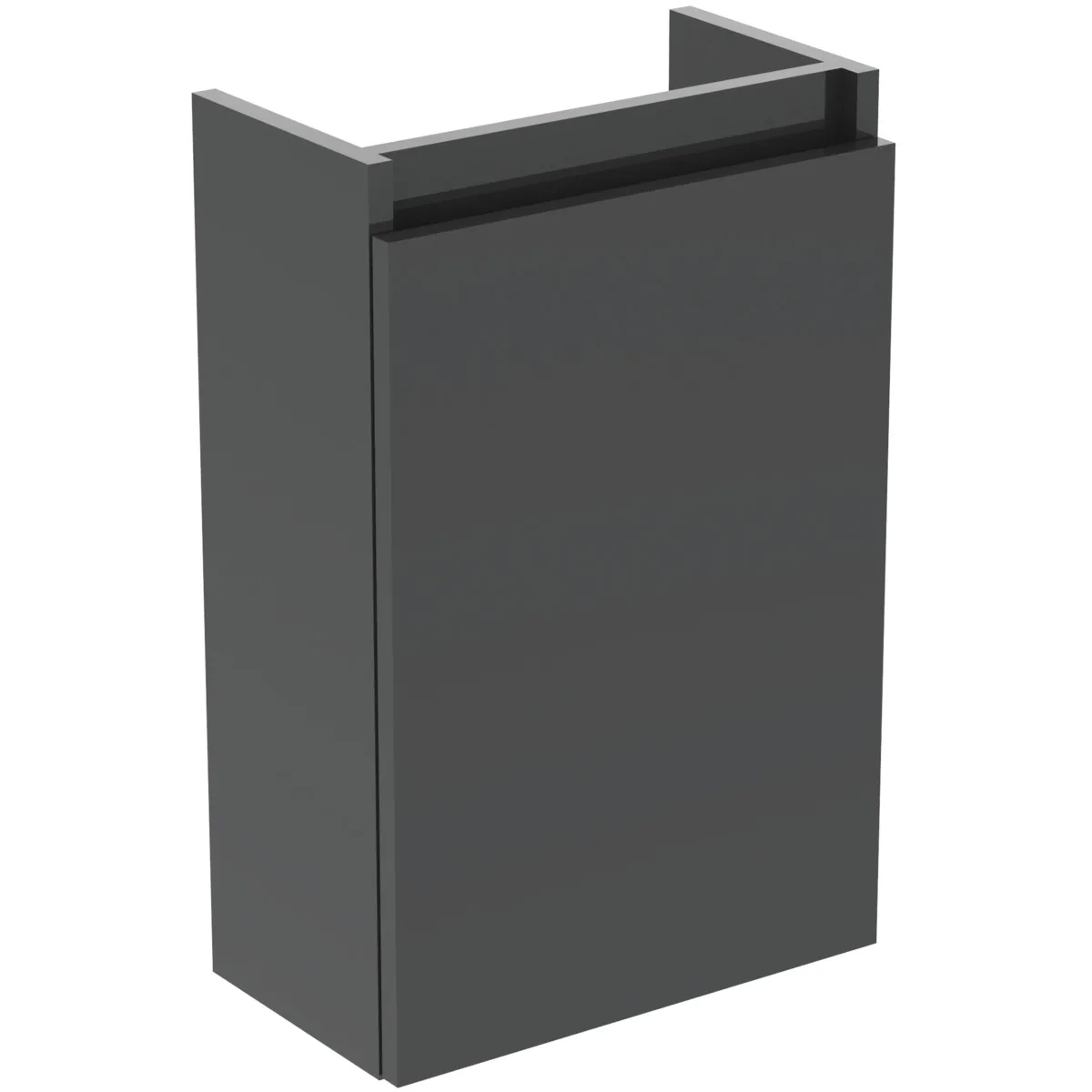Ideal Standard Waschtischunterschrank „Eurovit+“ 35,4 × 55 × 20,2 cm Hochglanz grau lackiert Ideal Standard Waschtischunterschrank „Eurovit+“ 35,4 × 55 × 20,2 cm Hochglanz grau lackiert