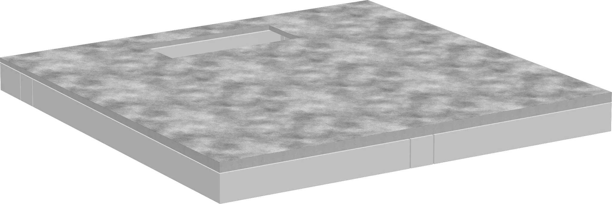 RainDrain Board Befliesbares Duschelement 1000/1000 mit Installationsset RainDrain Board Befliesbares Duschelement 1000/1000 mit Installationsset