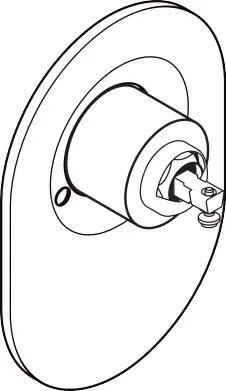 Umrüstset von Kugelkartusche auf M3 Kartusche für Brausenmischer Unterputz, Satinox