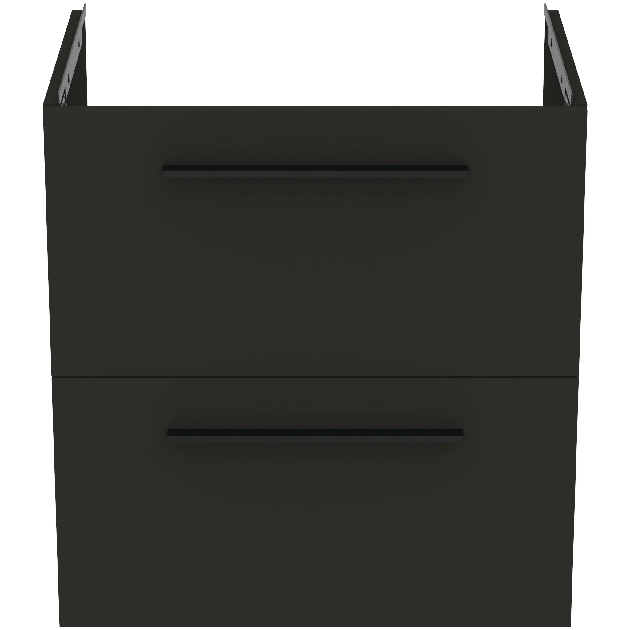 Ideal Standard i.life A Möbelwaschtischunterschrank 2 Auszüge Carbongrau matt 600x440x630 mm