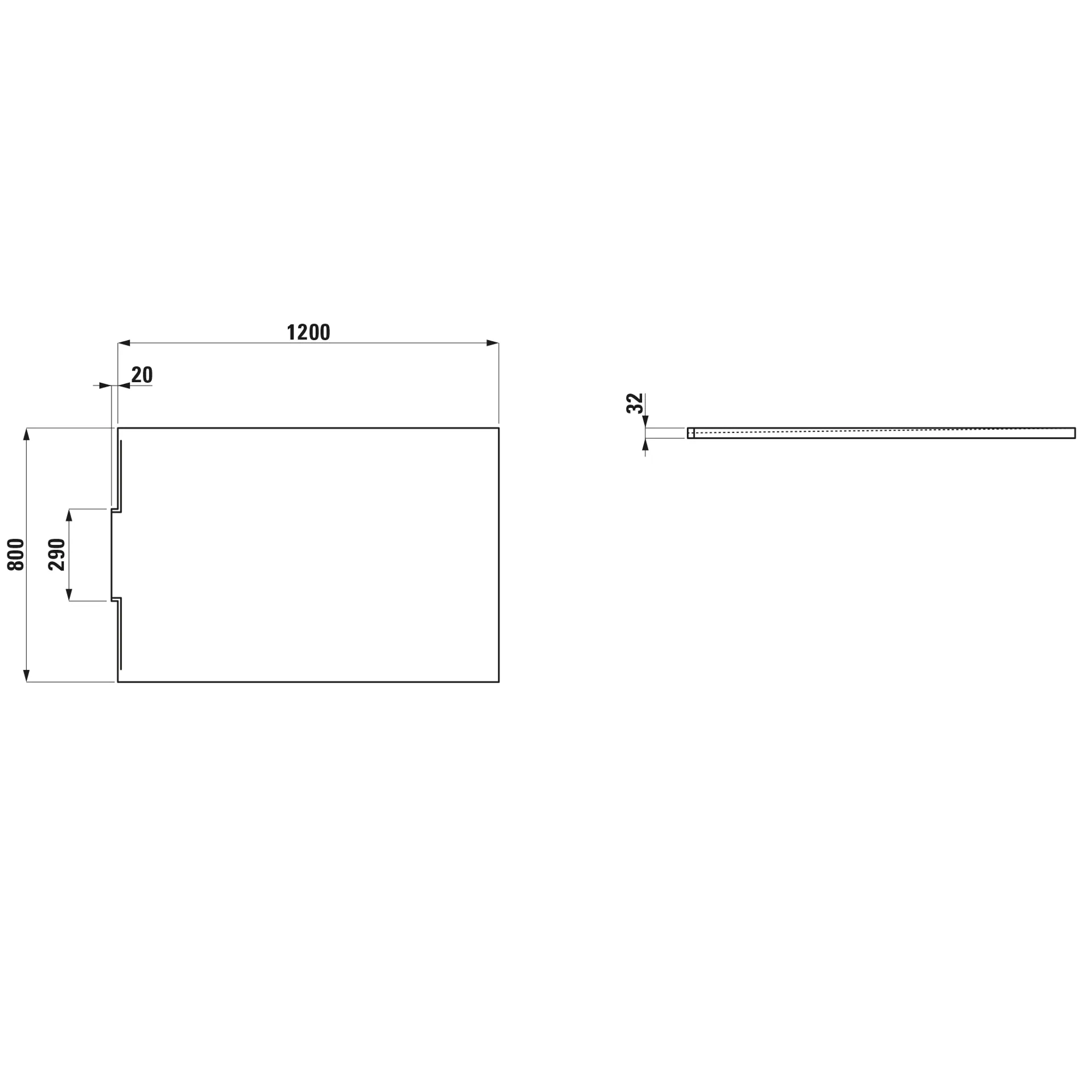 Laufen Duschwanne NIA 800x1200x32 Marbond mit Wandablauf anthrazit Laufen Duschwanne NIA 800x1200x32 Marbond mit Wandablauf anthrazit