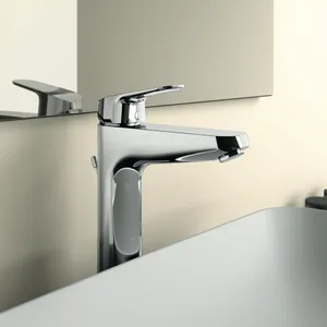 Waschtischarmatur Ceraflex mit Ablaufgarnitur verlängerter Sockel Ausladung 140mm Chrom Waschtischarmatur Ceraflex mit Ablaufgarnitur verlängerter Sockel Ausladung 140mm Chrom