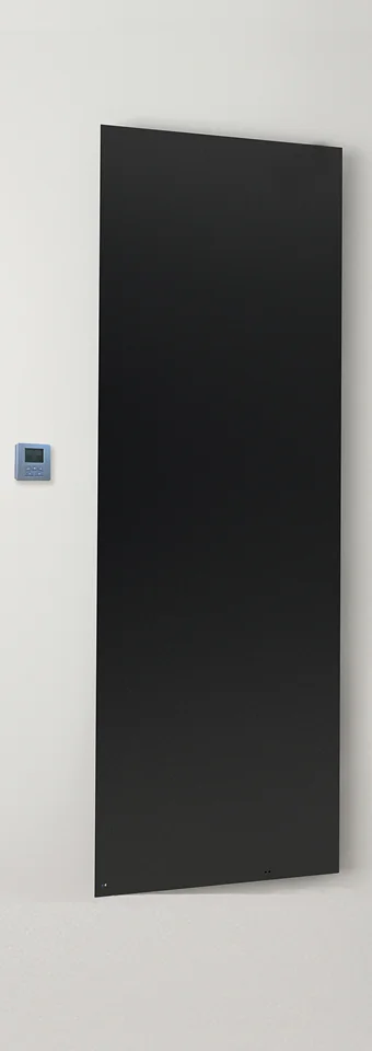 BEMM Relax E Elektro-Designer-Heizkörper, Serie DR1-E, Tabakbraun matt, H 1963 mm x B 350 mm x T 616 mm, elektrisch, 230 V, IP44