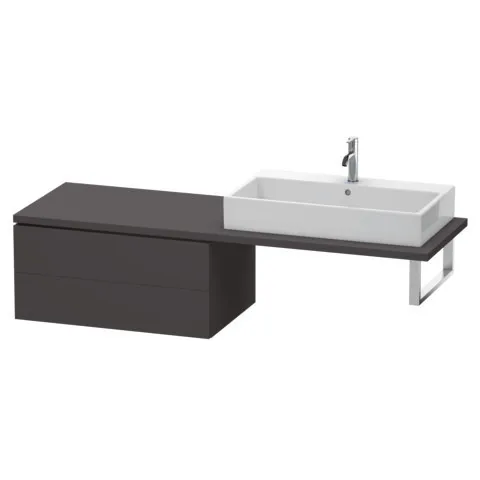 Duravit Unterschrank für Konsole „L-Cube“ 82 × 40 × 54,7 cm Graphit Supermatt
