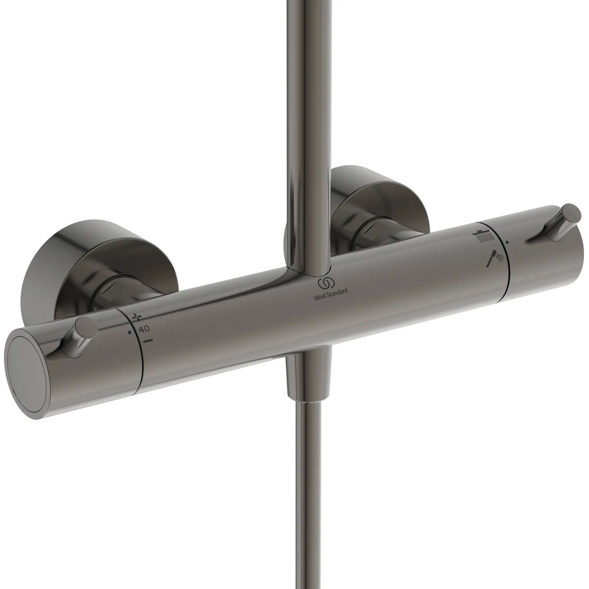 Ideal Standard Ceratherm T125+ Duschsystem mit Brausethermostat Magnetic Grey Ideal Standard Ceratherm T125+ Duschsystem mit Brausethermostat Magnetic Grey