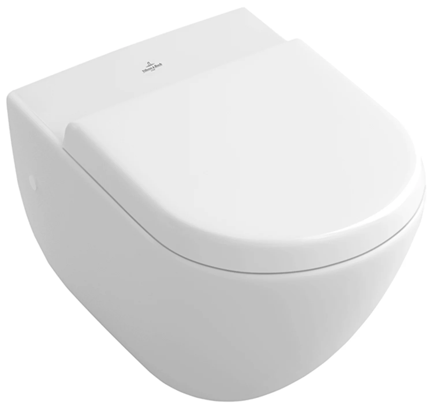 Villeroy & Boch Subway Flachspül-WC Wandhängend 370x560mm Oval Weiß Alpin Villeroy & Boch Subway Flachspül-WC Wandhängend 370x560mm Oval Weiß Alpin