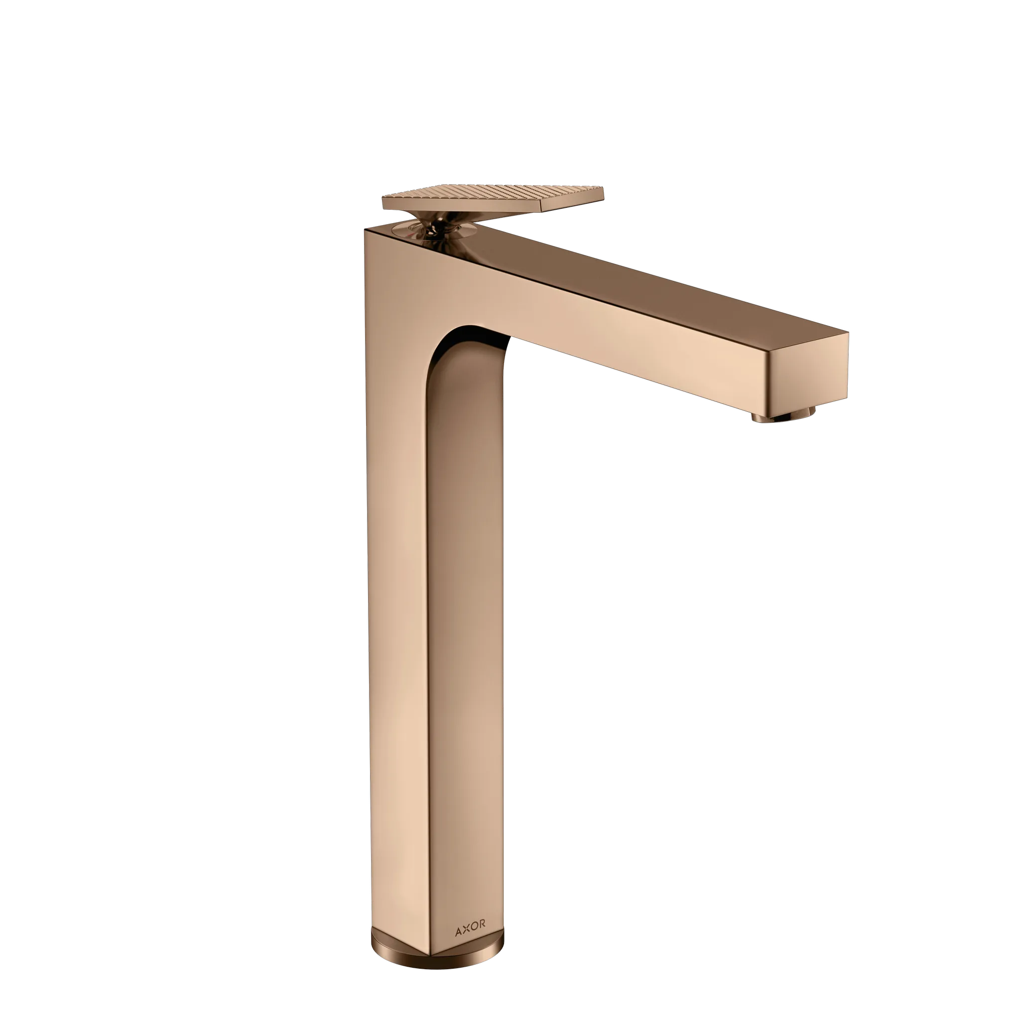 Hansgrohe AXOR Citterio Einhebel-Waschtischmischer 280 mit Hebelgriff Rautenschliff, Polished Red Gold Hansgrohe AXOR Citterio Einhebel-Waschtischmischer 280 mit Hebelgriff Rautenschliff, Polished Red Gold