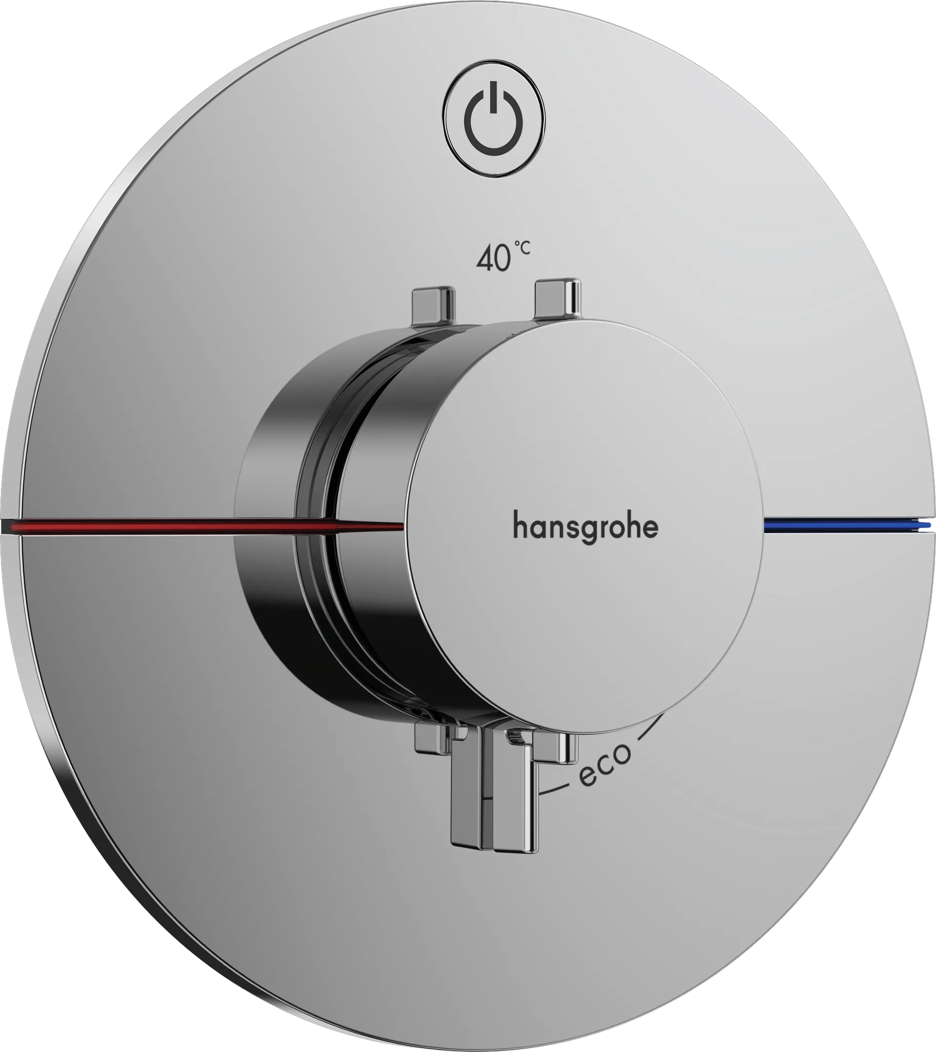 ShowerSelect Comfort S Thermostat Unterputz für 1 Verbraucher Chrom Farbe: Chrom ShowerSelect Comfort S Thermostat Unterputz für 1 Verbraucher Chrom Farbe: Chrom