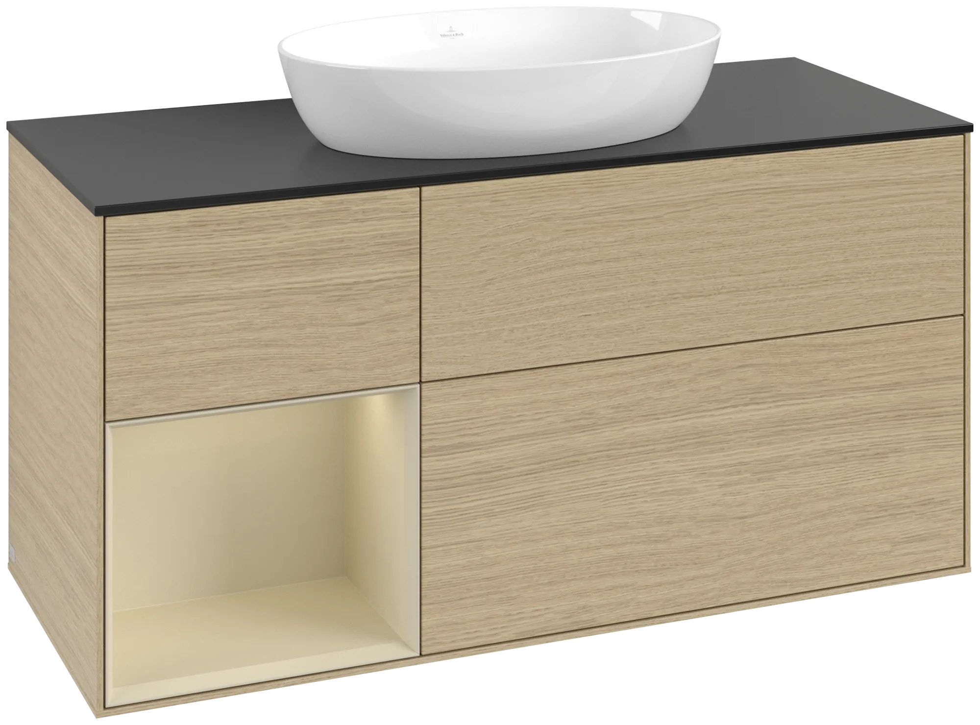 Villeroy & Boch Waschbeckenunterschrank Finion FA6, 1200x603x501mm, mit Beleuchtung