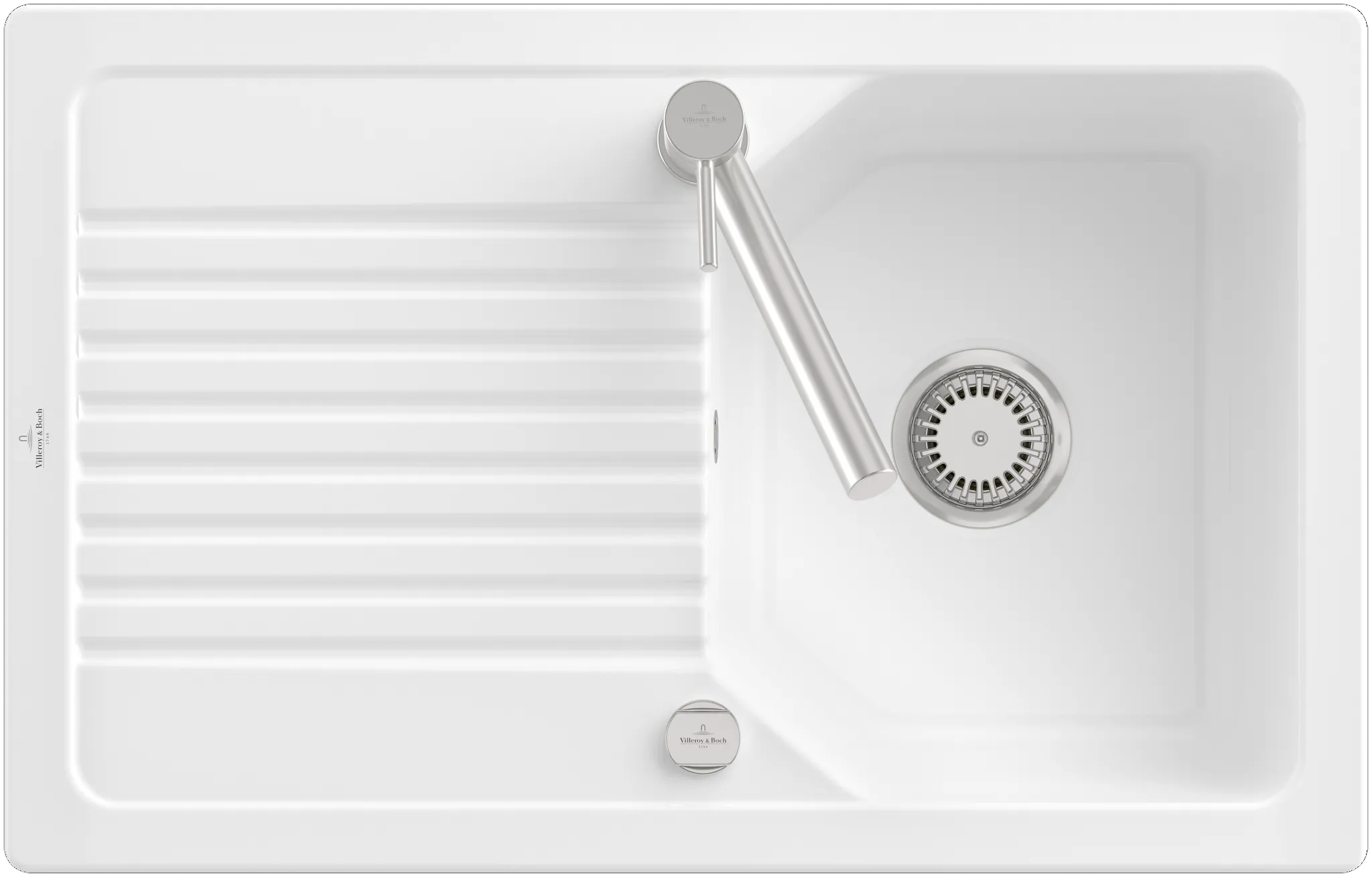 Villeroy & Boch Einbau-Küchenspülbecken „Linara“ 45 800 × 510 × 200 mm in Almond