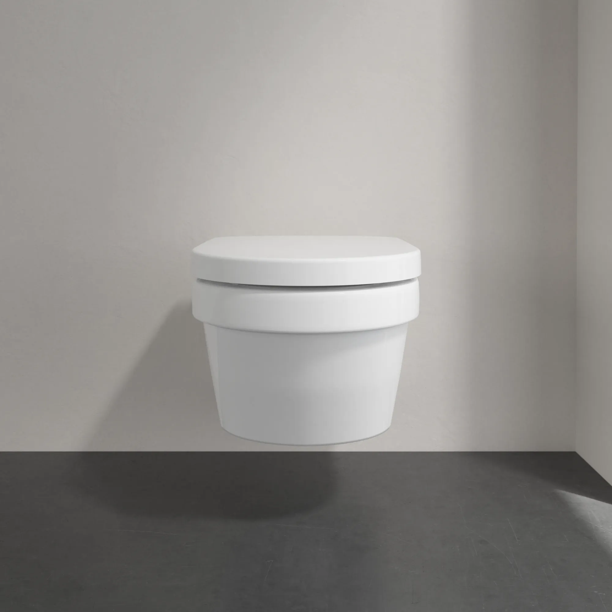 Wand-Tiefspül-WC DirectFlush „Architectura“ 37 × 33 × 53 cm  mit CeramicPlus